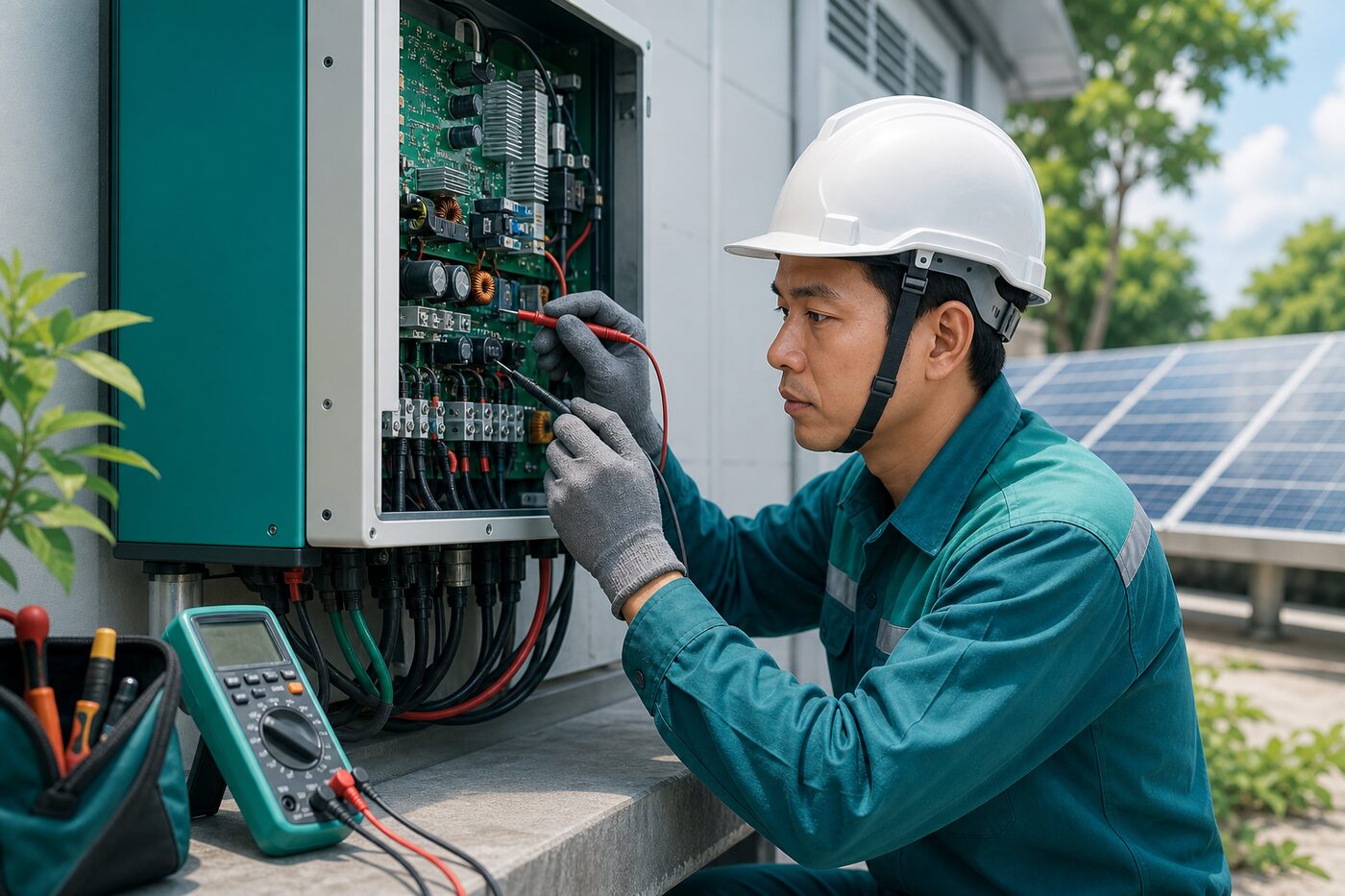 Thợ sửa inverter solar chuyên nghiệp — đăng ký nhận job trên Solar Kết Nối